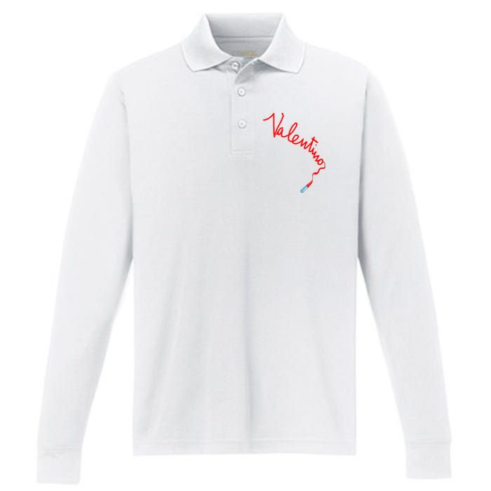 Valentino Performance Long Sleeve Polo