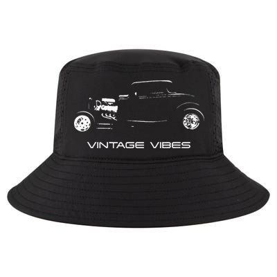 Vintage Vibes Automotive Nostalgia Classic Hotrod Car Cool Comfort Performance Bucket Hat