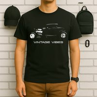 Vintage Vibes Automotive Nostalgia Classic Hotrod Car T-Shirt
