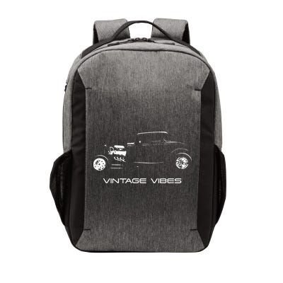 Vintage Vibes Automotive Nostalgia Classic Hotrod Car Vector Backpack