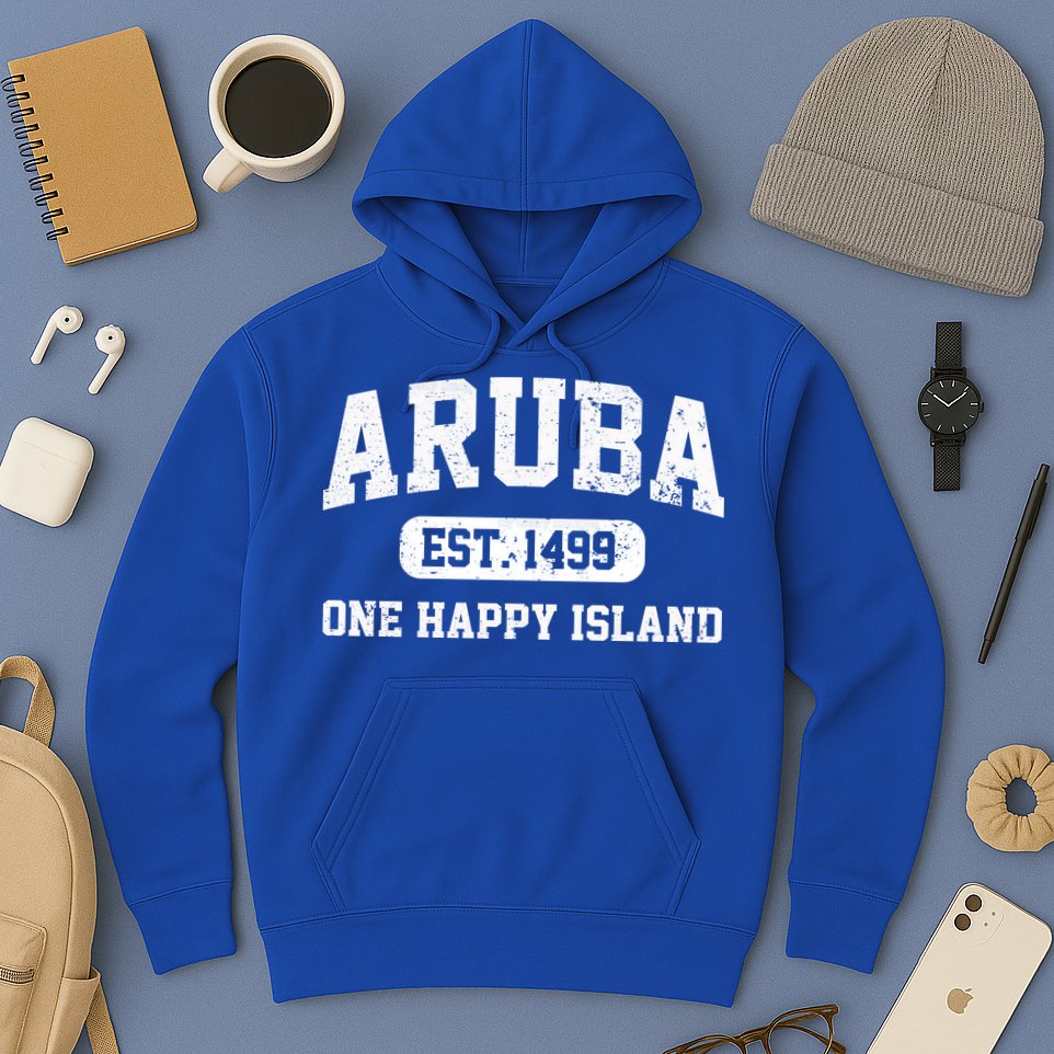 Vintage Varsity Aruba Gift Hoodie