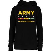 Vietnam Veteran Army Womens Funnel Neck Pullover Hood