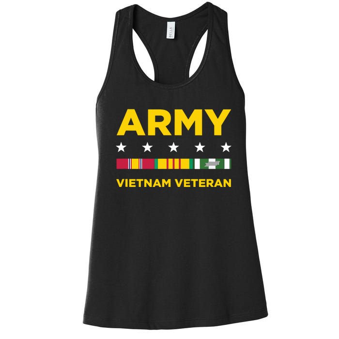 Vietnam Veteran Army Women's Racerback Tank