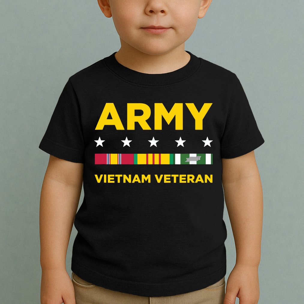 Vietnam Veteran Army Toddler T-Shirt