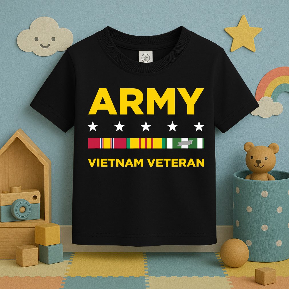 Vietnam Veteran Army Toddler T-Shirt