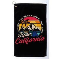 Vintage Visit Aspen California Dumb Dumber Spot Retro Golf Towel
