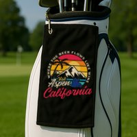 Vintage Visit Aspen California Dumb Dumber Spot Retro Golf Towel