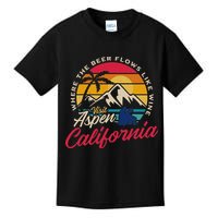 Vintage Visit Aspen California Dumb Dumber Spot Retro Kids T-Shirt