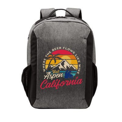 Vintage Visit Aspen California Dumb Dumber Spot Retro Vector Backpack