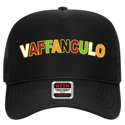 Vaffanculo High Crown Mesh Back Trucker Hat