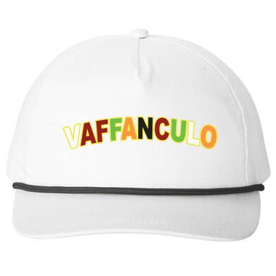 Vaffanculo Snapback Five-Panel Rope Hat