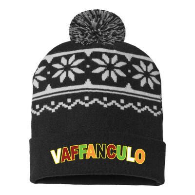 Vaffanculo USA-Made Snowflake Beanie