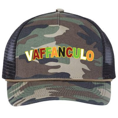 Vaffanculo Retro Rope Trucker Hat Cap