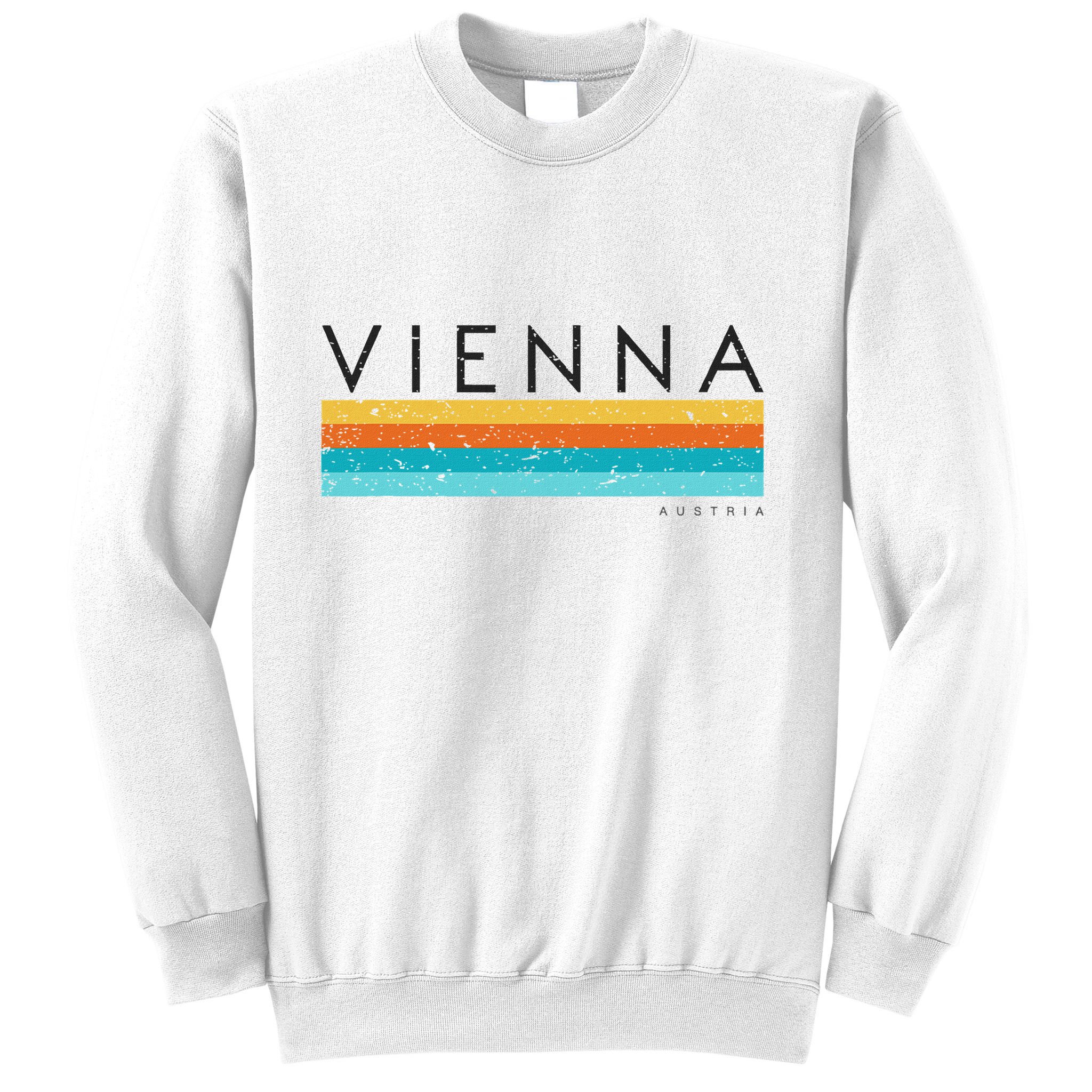 Vintage Vienna Austria Retro Design Sweatshirt
