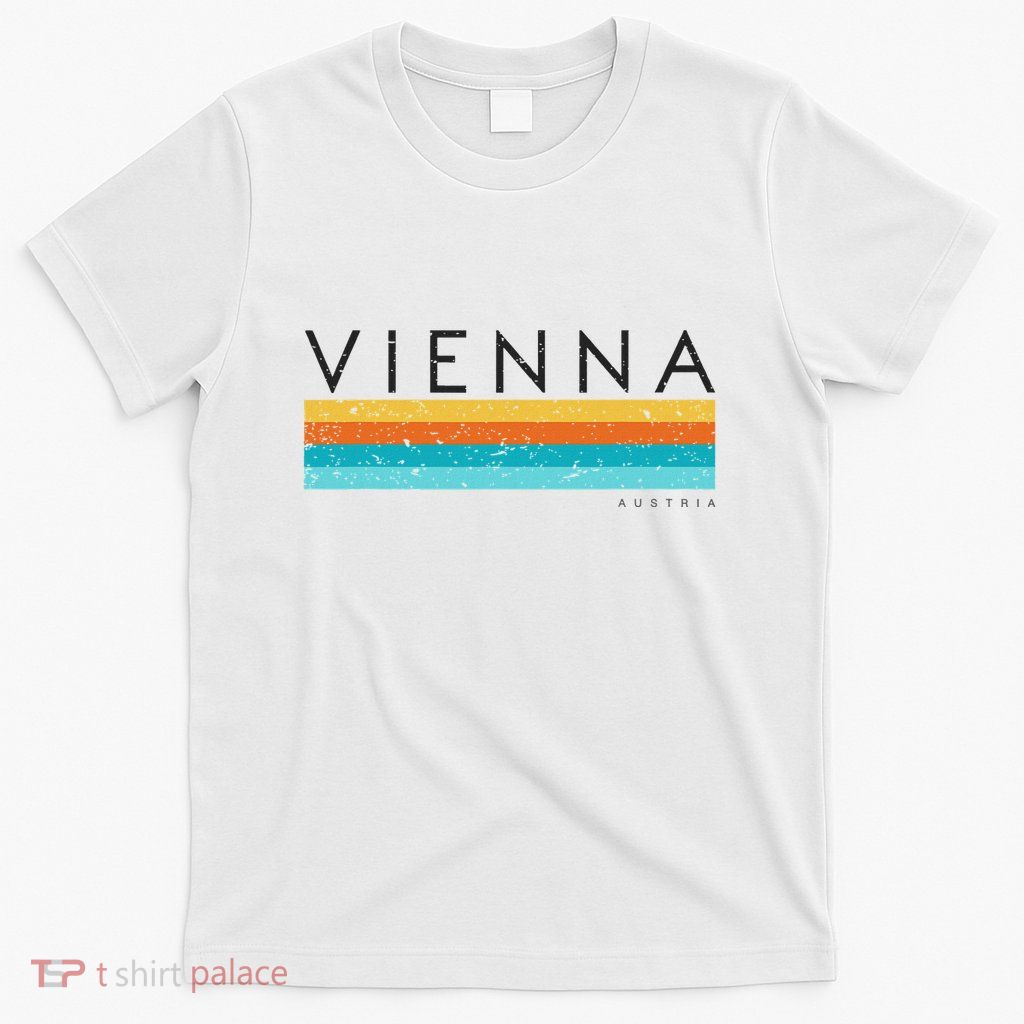 Vintage Vienna Austria Retro Design T-Shirt