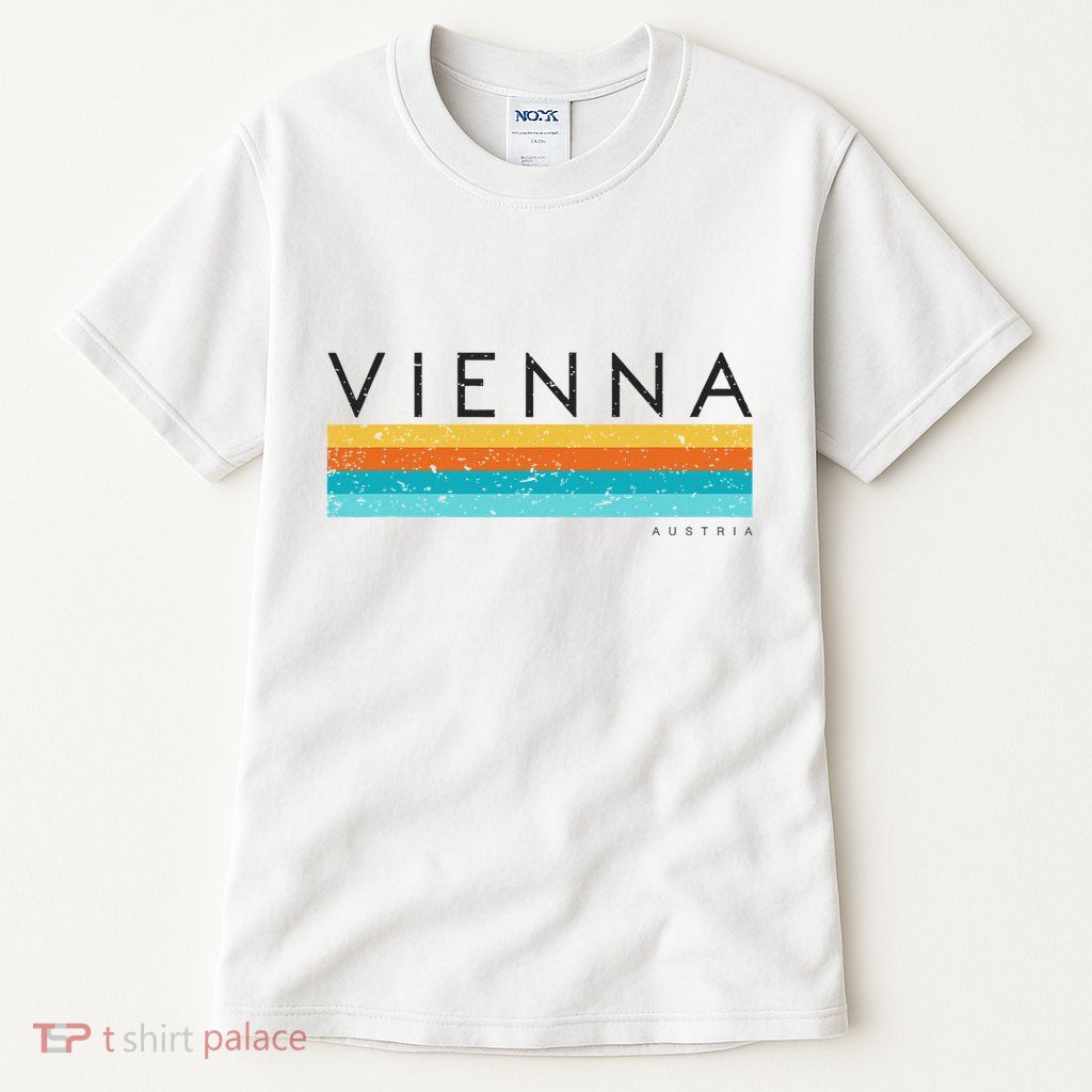 Vintage Vienna Austria Retro Design Tall T-Shirt