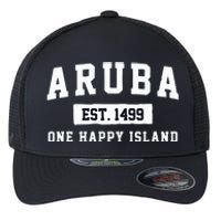 Vintage Varsity Aruba Gift Flexfit Unipanel Trucker Cap