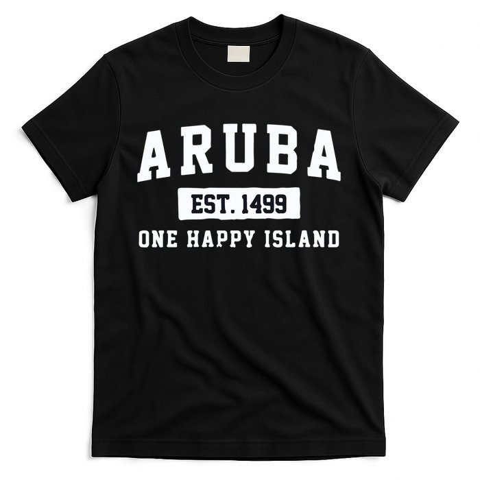 Vintage Varsity Aruba Gift T-Shirt