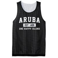 Vintage Varsity Aruba Gift Mesh Reversible Basketball Jersey Tank