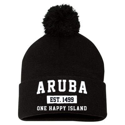 Vintage Varsity Aruba Gift Pom Pom 12in Knit Beanie