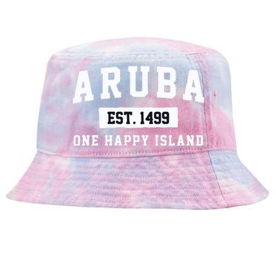 Vintage Varsity Aruba Gift Tie-Dyed Bucket Hat