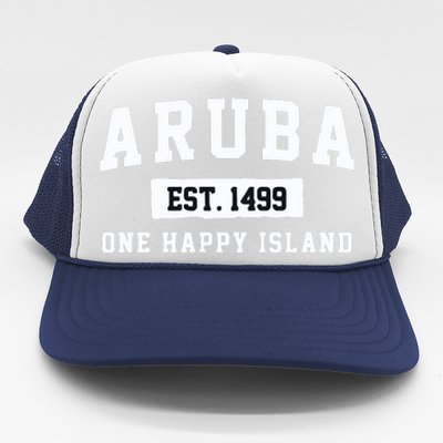 Vintage Varsity Aruba Gift Trucker Hat