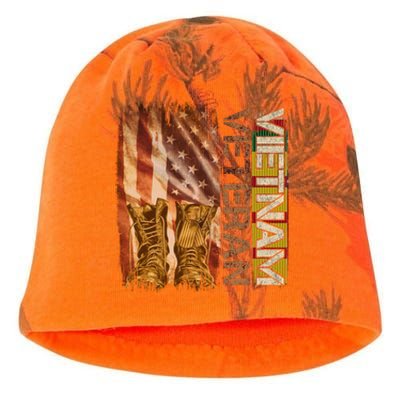 Vietnam Veteran America Flag Us Veterans Day Gift Kati - Camo Knit Beanie