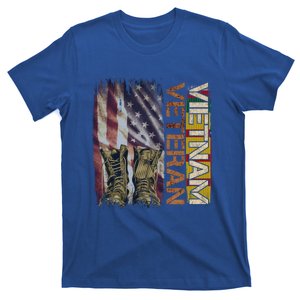 Vietnam Veteran America Flag Us Veterans Day Gift T-Shirt