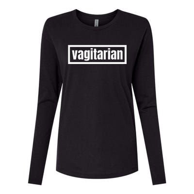 Vagitarian Womens Cotton Relaxed Long Sleeve T-Shirt