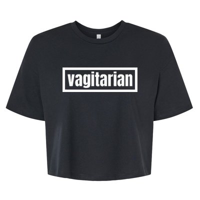 Vagitarian Bella+Canvas Jersey Crop Tee