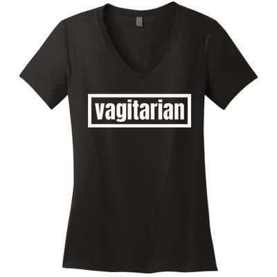 Vagitarian Women's V-Neck T-Shirt