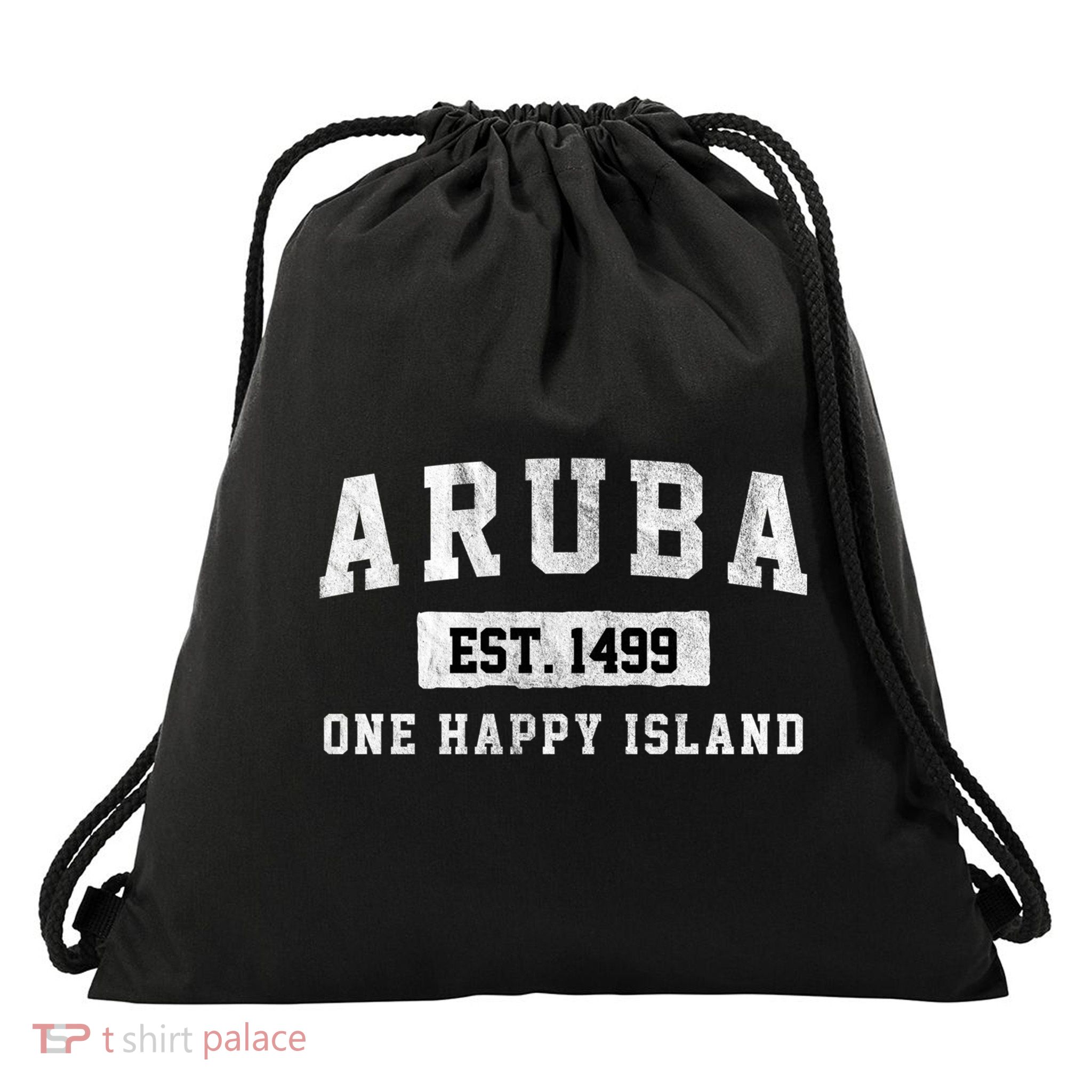 Vintage Varsity Aruba Gift Drawstring Bag