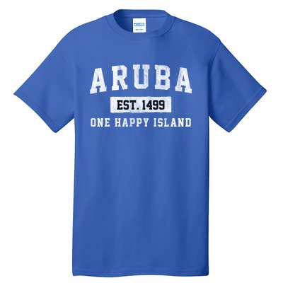 Vintage Varsity Aruba Gift Tall T-Shirt