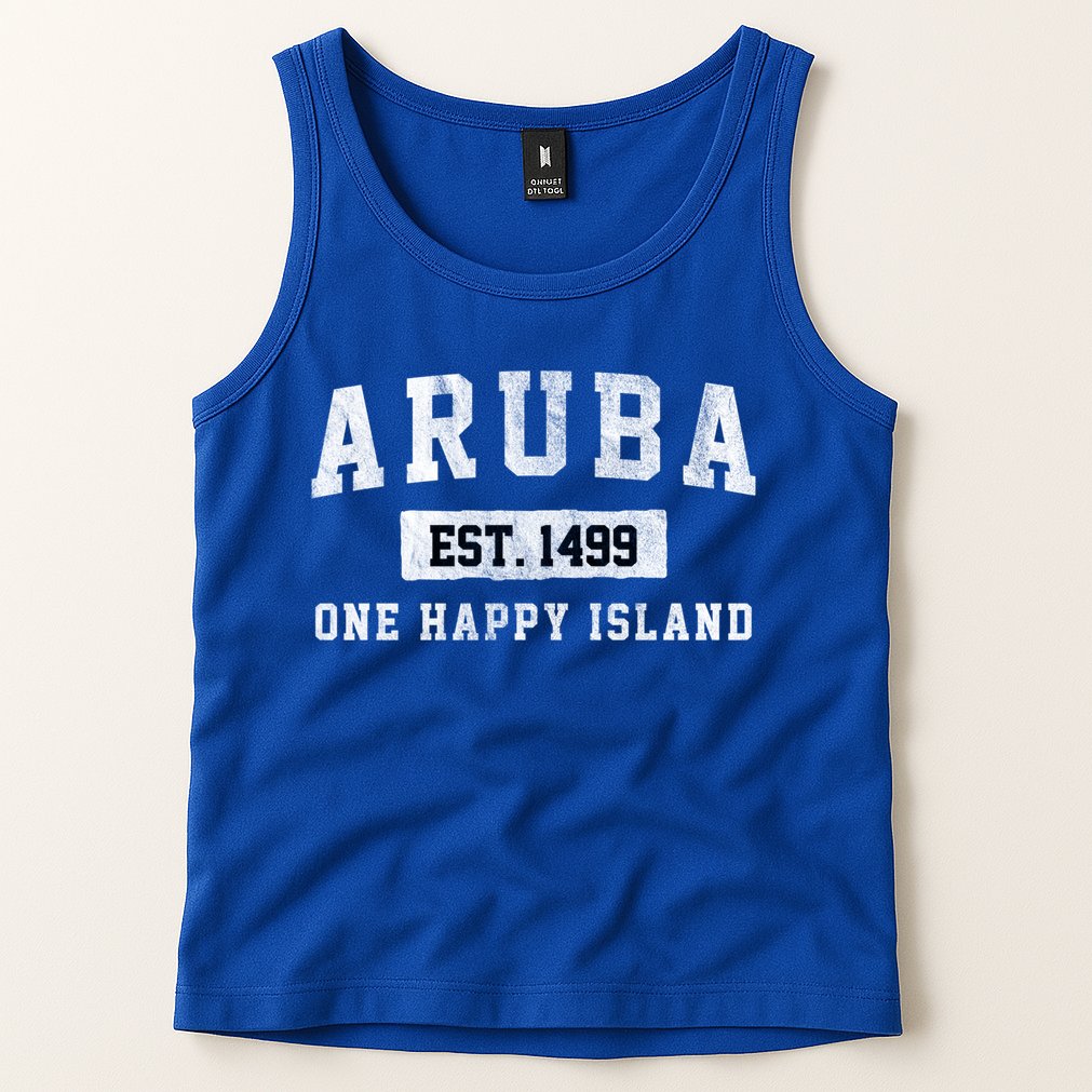 Vintage Varsity Aruba Gift Tank Top