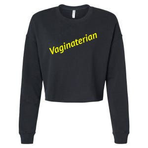 Vaginaterian Cropped Pullover Crew