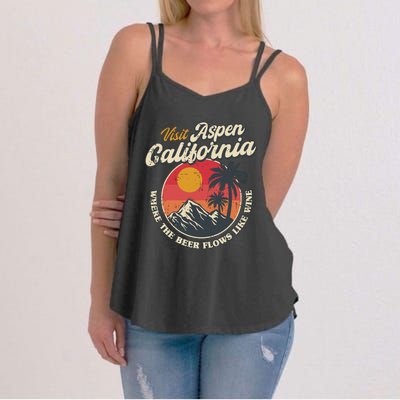 Vintage Visit Aspen California Dumb And Dumber Retro 90s Women's Strappy Tank