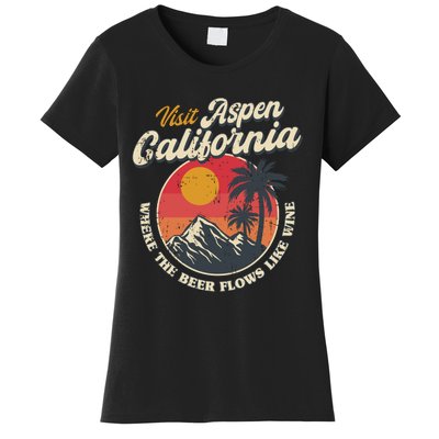 Vintage Visit Aspen California Dumb And Dumber Retro 90s Women's T-Shirt