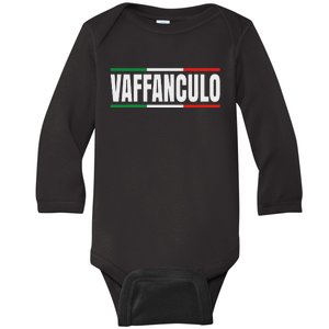 Vaffanculo Baby Long Sleeve Bodysuit