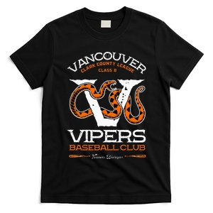 Vancouver Vipers Baseball Retro Minor League Baseball Team T-Shirt