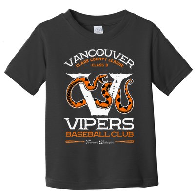 Vancouver Vipers Baseball Retro Minor League Baseball Team Toddler T-Shirt