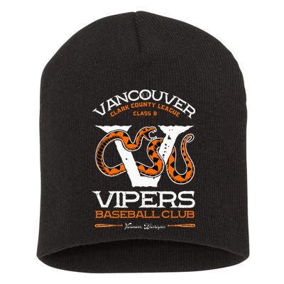 Vancouver Vipers Baseball Retro Minor League Baseball Team Short Acrylic Beanie
