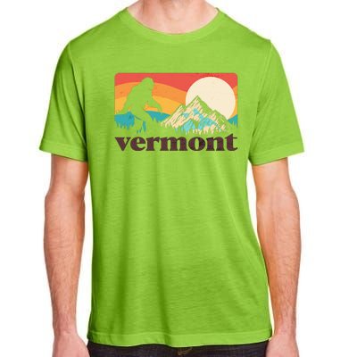 Vintage Vermont Bigfoot Sasquatch Wilderness Adult ChromaSoft Performance T-Shirt