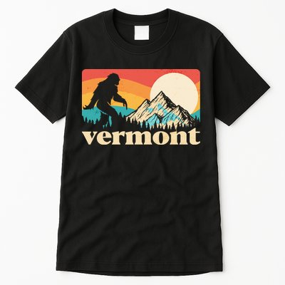 Vintage Vermont Bigfoot Sasquatch Wilderness Tall T-Shirt