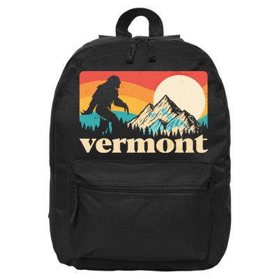 Vintage Vermont Bigfoot Sasquatch Wilderness 16 in Basic Backpack