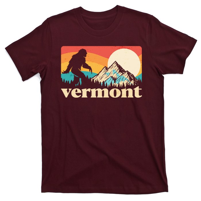 Vintage Vermont Bigfoot Sasquatch Wilderness T-Shirt