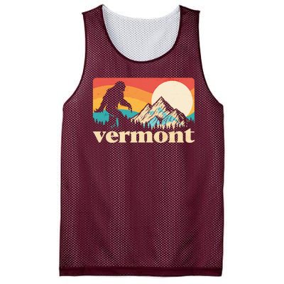 Vintage Vermont Bigfoot Sasquatch Wilderness Mesh Reversible Basketball Jersey Tank