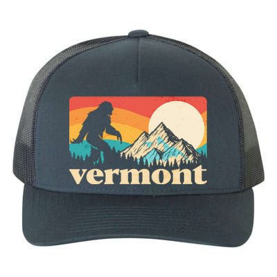 Vintage Vermont Bigfoot Sasquatch Wilderness Yupoong Adult 5-Panel Trucker Hat