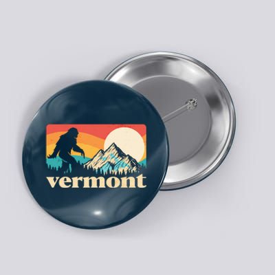 Vintage Vermont Bigfoot Sasquatch Wilderness Button