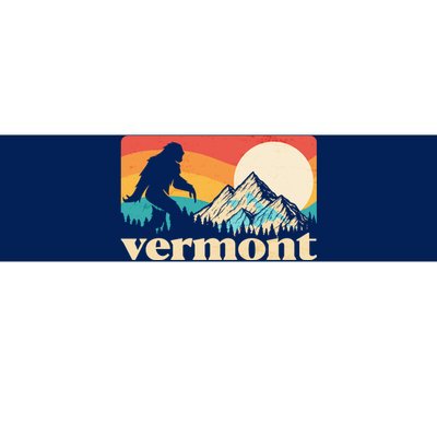 Vintage Vermont Bigfoot Sasquatch Wilderness Bumper Sticker