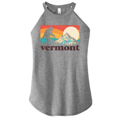 Vintage Vermont Bigfoot Sasquatch Wilderness Women's Perfect Tri Rocker Tank